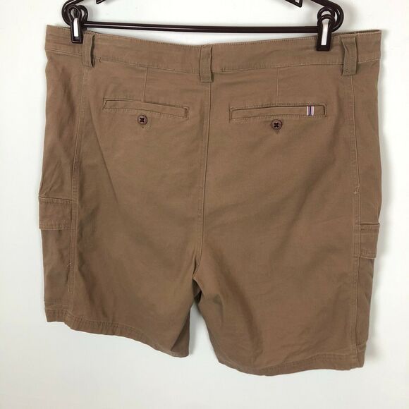 Rainforest Brown Tan Pocket Cargo Shorts Men's Size 40 - Picture 3 of 5